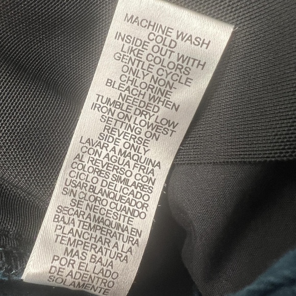 Democracy Pants Womens 6 Teal Ab-Solution Ankle Length Twill Stretch Slimming - Picture 8 of 9